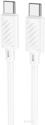 Кабель Hoco X88 USB Type-C - USB Type-C (1 м, белый) 