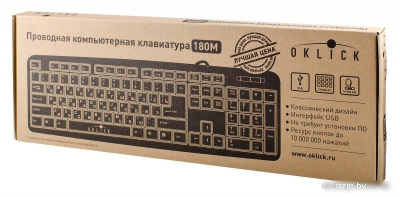 Клавиатура Oklick 180M Standard Keyboard 