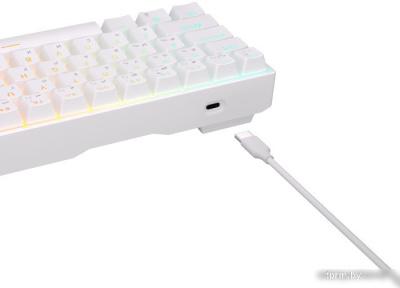 Клавиатура Royal Kludge RK71 RGB (белый, RK Red) 