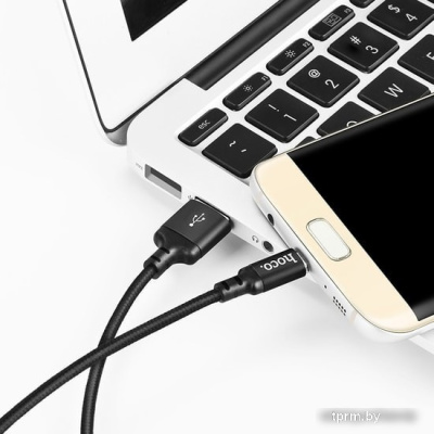 Кабель Hoco X14 micro USB (1 м, черный) 