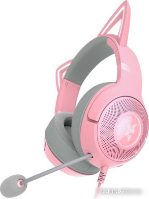 Наушники Razer Kraken Kitty V2 (розовый) 