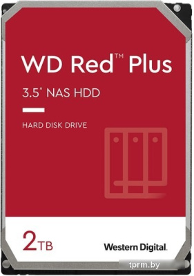 Жесткий диск WD Red Plus 2TB WD20EFZX 