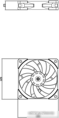 Вентилятор для корпуса Thermalright TL-C12 