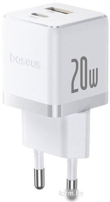 Baseus Palm Fast Charger C+U 20W EU P10111608213-01 (белый) 