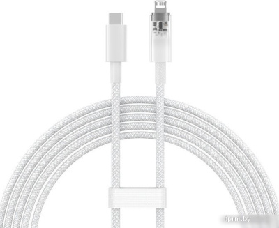 Кабель Baseus Explorer Series Fast Charging Cable with Smart Temperature Control 20W USB Type-C - Lightning (2 м, белый) 