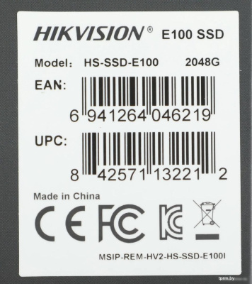 SSD Hikvision E100 2048GB HS-SSD-E100/2048G 