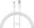 Кабель Baseus Explorer Series Fast Charging Cable Auto Power-Off For Overheating 100W USB Type-C - USB Type-C (1 м, белый) Кабель Baseus Explorer Series Fast Charging Cable Auto Power-Off For Overheating 100W USB Type-C - USB Type-C (1 м, белый)