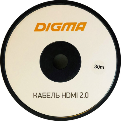 Кабель Digma BHP AOC 2.0-30 (30 м, черный) 