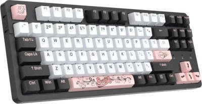 Клавиатура Dareu A87X (Dareu Blue Sky V3, черный/белый) 