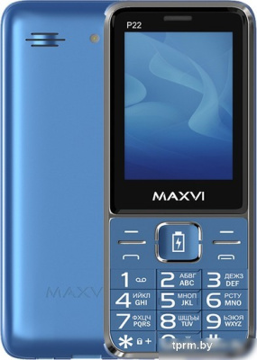 Кнопочный телефон Maxvi P22 (маренго) 