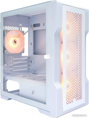 Корпус 1stPlayer Trilobite T3 ARGB T3-WH-4F2-W(AP) 