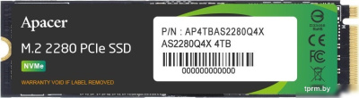 SSD Apacer AS2280Q4X 4TB AP4TBAS2280Q4X 