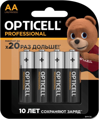 Батарейка Opticell Professional AA (4 шт) 