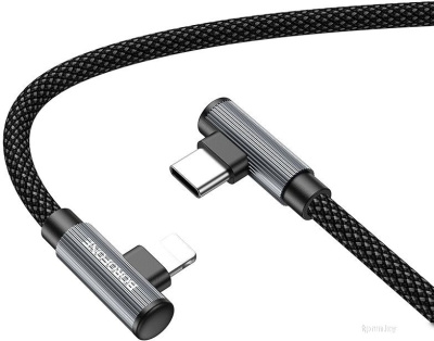 Кабель Borofone BU50 USB Type-C - Lightning (1 м, черный) 