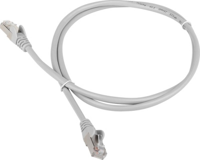 Кабель TWT 45-45-1.5/S6-GY RJ45 - RJ45 (1.5 м, серый) 