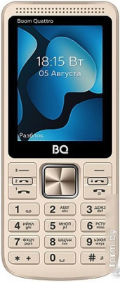 BQ BQ-2455 Boom Quattro (золотистый) 