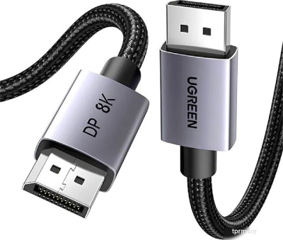 Кабель Ugreen DP120 25905 DisplayPort - DisplayPort (2 м, черный) 