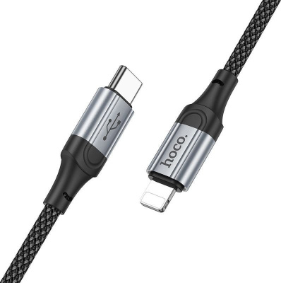 Кабель Hoco X102 USB Type-C - Lightning (1 м, черный) 