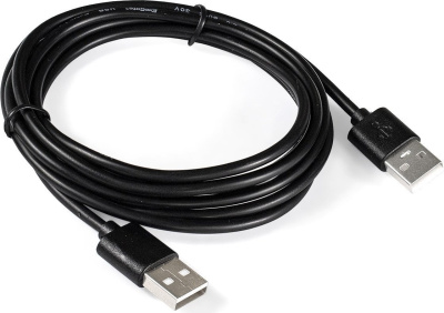 Кабель ExeGate EX-CC-USB2-AMAM-1.8 USB Type-A - USB Type-C (1.8 м, черный) 