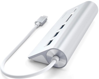 Satechi USB-C Combo Hub ST-TCHCRS (серебристый) 