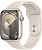 Умные часы Apple Watch Series 9 45 мм (алюминиевый корпус, звездный свет/звездный свет, спортивный силиконовый ремешок M/L) 