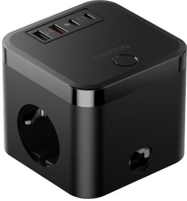 Сетевое зарядное Baseus PowerCombo Cube Power Strip 3AC+2U+2C 30W E00066400117-00 