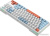 Клавиатура Cyberlynx ZA87 White Blue Orange (TNT Yellow) Клавиатура Cyberlynx ZA87 White Blue Orange (TNT Yellow)