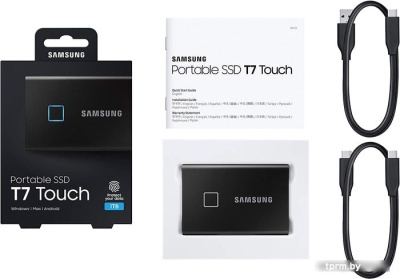 Внешний накопитель Samsung T7 Touch 1TB (черный) 