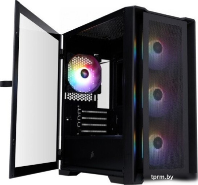 Корпус 1stPlayer TRILOBITE T4 MESH FRGB (черный) 
