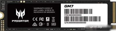 SSD Acer Predator GM7 1TB BL.9BWWR.118 