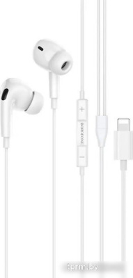 Наушники Borofone BM85 Pro Lightning (белый) 
