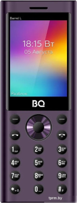 Кнопочный телефон BQ BQ-2458 Barrel L (фиолетовый) 