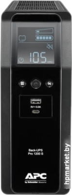Источник бесперебойного питания APC Back UPS Pro BR 1200VA 230V BR1200SI 