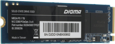 SSD Digma Mega P5 512GB DGSM3001TP53T 