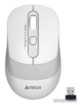 Мышь A4Tech Fstyler FG10S (белый/серый) 