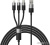 Baseus StarSpeed 1-for-3 Fast Charging Data Cable (1.2 м, черный) Baseus StarSpeed 1-for-3 Fast Charging Data Cable (1.2 м, черный)