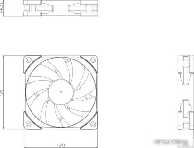 Вентилятор для корпуса Thermalright TL-C12R-S ARGB (Reverse) 