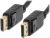 Кабель Buro BU-DP2.0-3M DisplayPort - DisplayPort (3м, черный) 