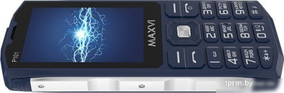 Кнопочный телефон Maxvi P101 (синий) 