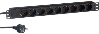 Блок розеток ExeGate ServerPro PDU-19H902 Al-9S-EU1.8CU 