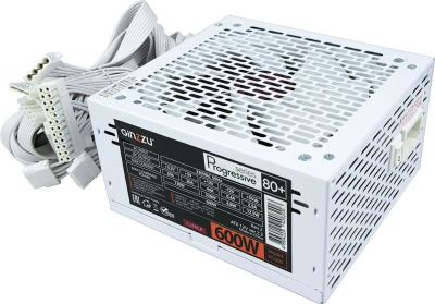 Блок питания Ginzzu PC600 (белый) 