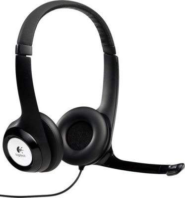 Офисная гарнитура Logitech H390 (черный)