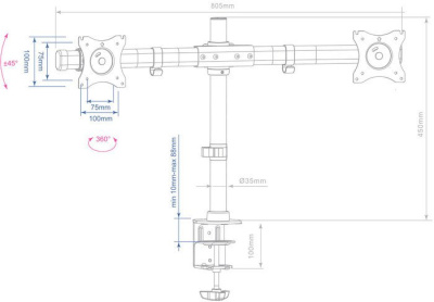 Кронштейн Arm Media LCD-T42 