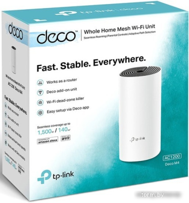 Wi-Fi роутер TP-Link Deco M4 (1 шт.) 
