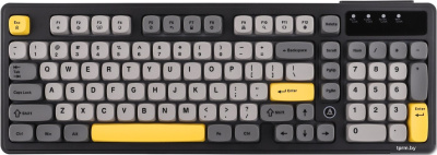 Клавиатура Ajazz AF98 Wired (черный/серый/желтый) 
