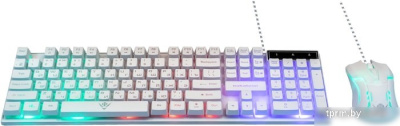 Клавиатура + мышь Nakatomi KMG-2305U (белый) 