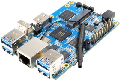 Одноплатный компьютер Orange pi 3 H6 2GB+8GB eMMC RD048 
