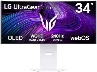 Smart монитор LG UltraGear OLED 34GX90SA-W 