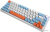 Клавиатура Cyberlynx ZA68 White Blue Orange (TNT Yellow) 
