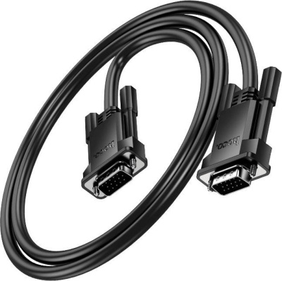 Кабель Hoco US11 VGA - VGA (1 м, черный) 